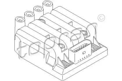 Катушка зажигания TOPRAN купить