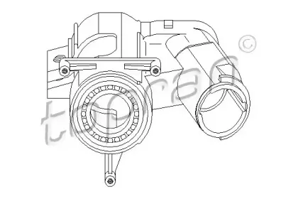 Замок вала рулевого колеса TOPRAN купить