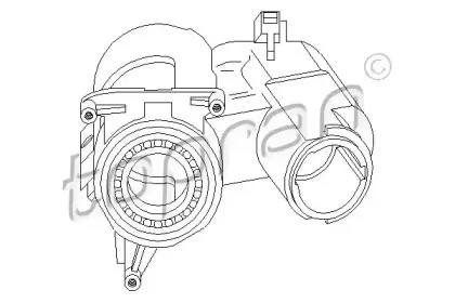 Замок вала рулевого колеса TOPRAN купить