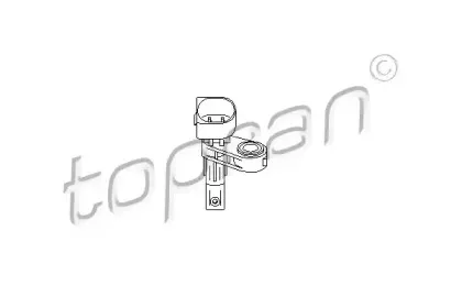 Датчик, частота вращения колеса TOPRAN купить