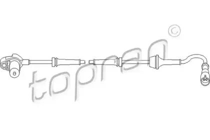Датчик, частота вращения колеса TOPRAN купить