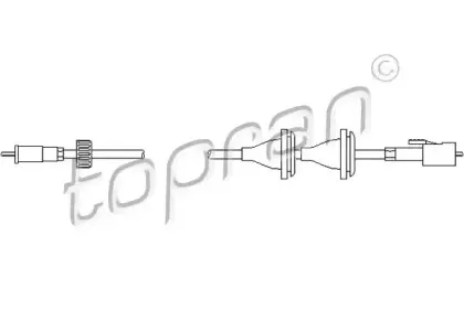 Тросик спидометра TOPRAN купить