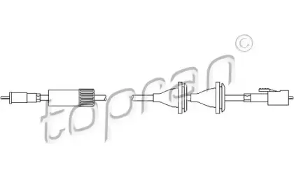 Тросик спидометра TOPRAN купить