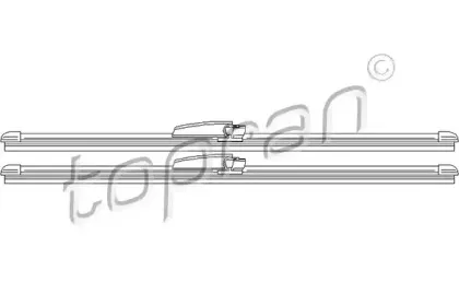 Щетка стеклоочистителя TOPRAN купить