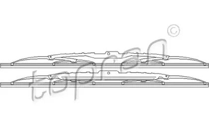 Щетка стеклоочистителя TOPRAN купить