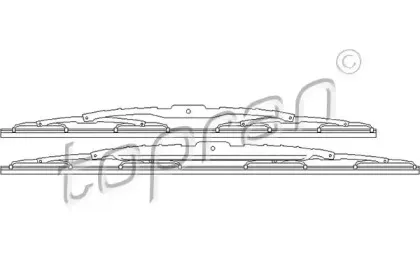 Щетка стеклоочистителя TOPRAN купить
