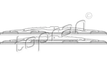 Щетка стеклоочистителя TOPRAN купить