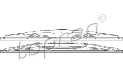 Щетка стеклоочистителя TOPRAN купить