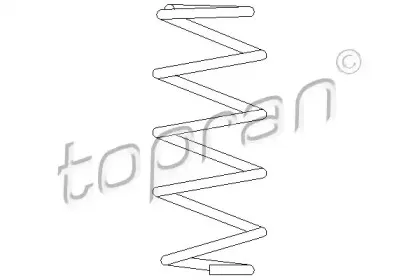 Пружина ходовой части TOPRAN купить