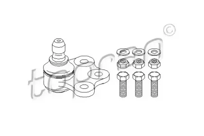 Несущий / направляющий шарнир TOPRAN купить