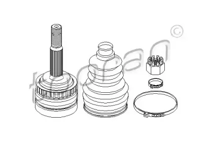 Шарнирный комплект, приводной вал TOPRAN купить