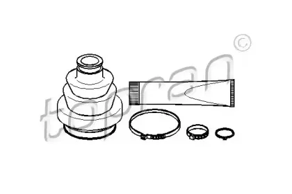 Комплект пылника, приводной вал TOPRAN купить