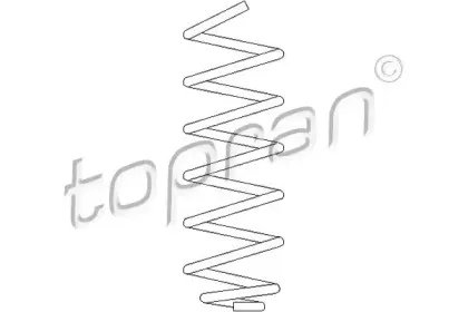 Пружина ходовой части TOPRAN купить