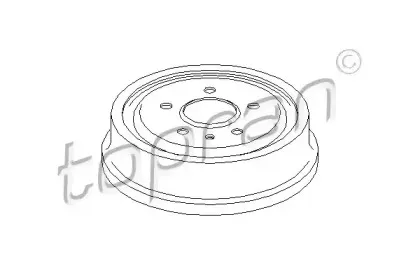 Тормозной барабан TOPRAN купить