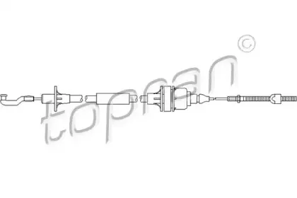 Трос, управление сцеплением TOPRAN купить