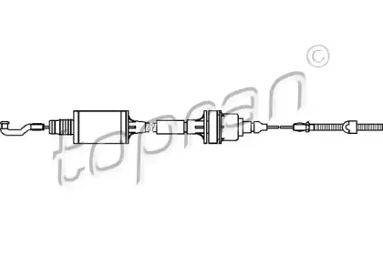 Трос, управление сцеплением TOPRAN купить