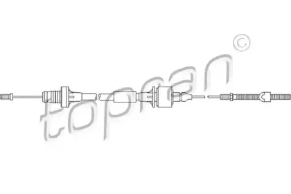 Трос, управление сцеплением TOPRAN купить