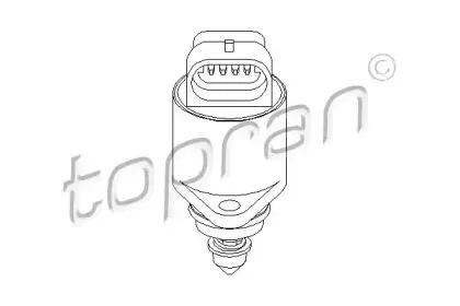 Поворотная заслонка, подвод воздуха TOPRAN купить