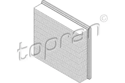 Воздушный фильтр TOPRAN купить