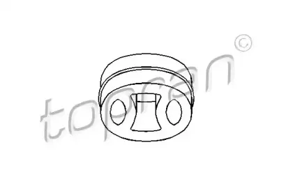 Кронштейн, глушитель TOPRAN купить