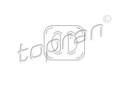 Кронштейн, глушитель TOPRAN купить