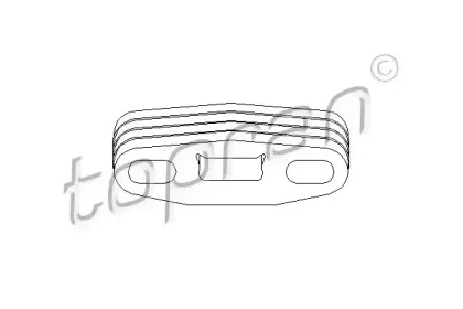Кронштейн, глушитель TOPRAN купить