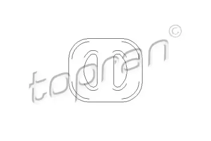 Кронштейн, глушитель TOPRAN купить