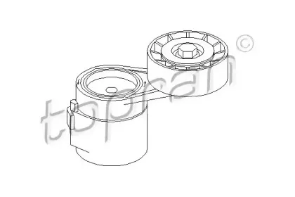 Натяжной ролик, поликлиновойремень TOPRAN купить