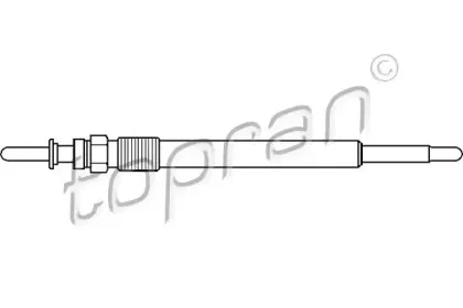 Свеча накаливания TOPRAN купить
