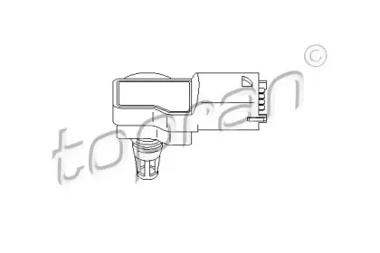 Датчик, давление наддува TOPRAN купить