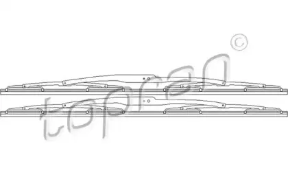 Щетка стеклоочистителя TOPRAN купить