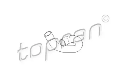 Шланг радиатора TOPRAN купить