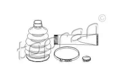 Комплект пылника, приводной вал TOPRAN купить