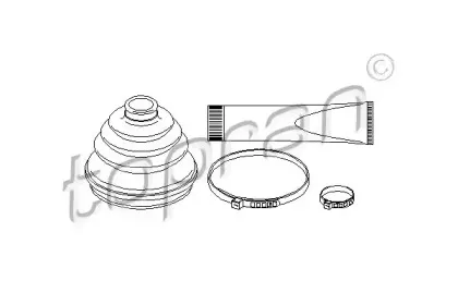 Комплект пылника, приводной вал TOPRAN купить