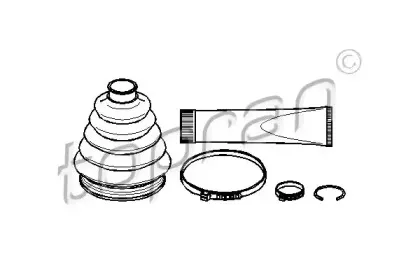 Комплект пылника, приводной вал TOPRAN купить