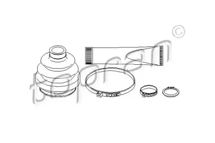Комплект пылника, приводной вал TOPRAN купить