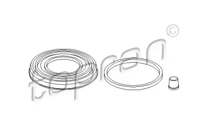Ремкомплект, тормозной суппорт TOPRAN купить