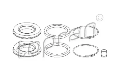 Ремкомплект, тормозной суппорт TOPRAN купить