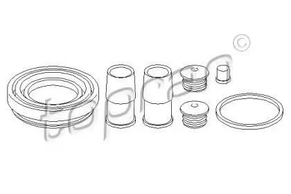 Ремкомплект, тормозной суппорт TOPRAN купить