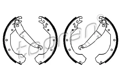 Комплект тормозных колодок TOPRAN купить