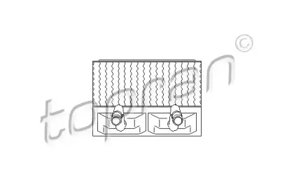 Теплообменник, отопление салона TOPRAN купить