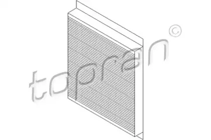 Фильтр, воздух во внутренном пространстве TOPRAN купить