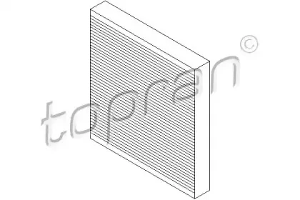 Фильтр, воздух во внутренном пространстве TOPRAN купить