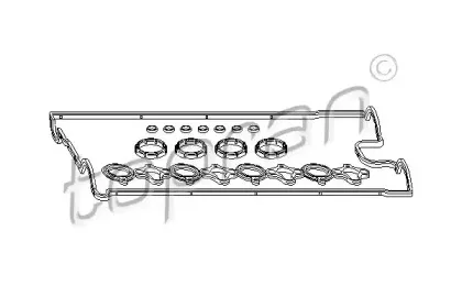 Комплект прокладок, крышка головки цилиндра TOPRAN купить