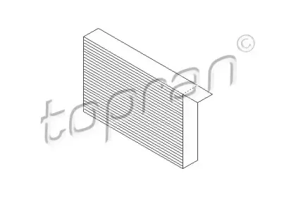 Фильтр, воздух во внутренном пространстве TOPRAN купить