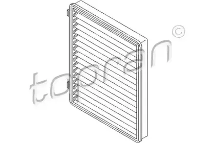 Фильтр, воздух во внутренном пространстве TOPRAN купить