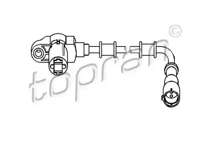 Датчик, частота вращения колеса TOPRAN купить