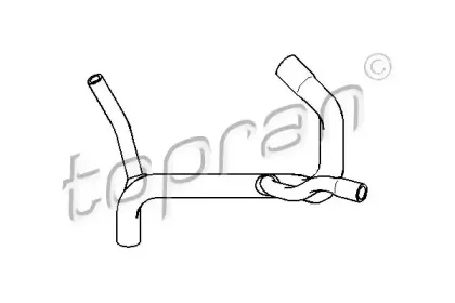 Шланг радиатора TOPRAN купить