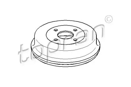 Тормозной барабан TOPRAN купить