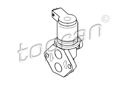 Поворотная заслонка, подвод воздуха TOPRAN купить